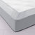 Drap-housse uni polyester - coton bonnet 32 cm (gris perle)