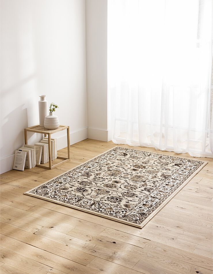 Tapis motifs perse (beige) Tapis motifs perse (beige)