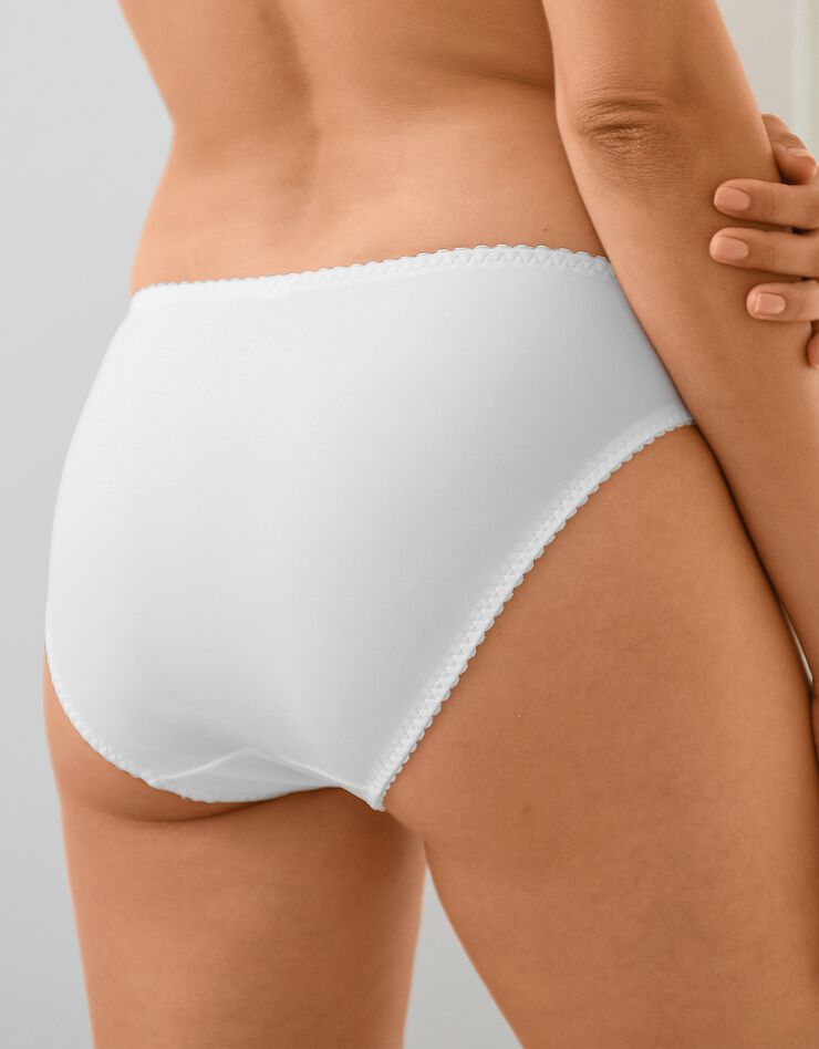 Slip dentelle imprimée Arum (blanc) Slip dentelle imprimée Arum (blanc)