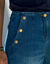 Jean flare, taille haute (stone used)