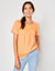 T-shirt macramé manches courtes (mangue)