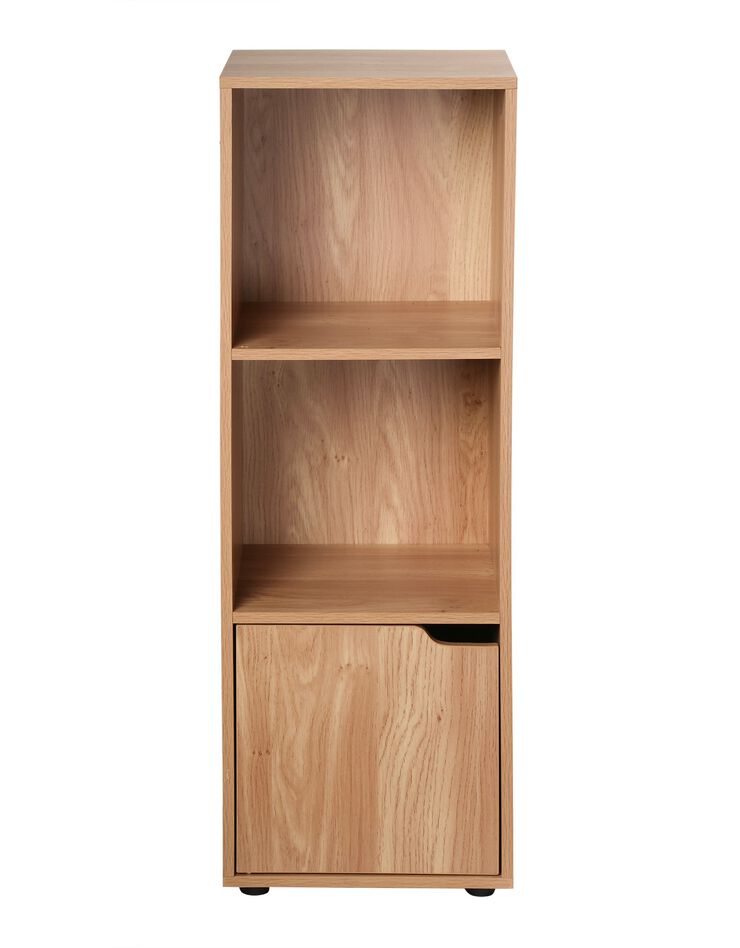 Meuble de rangement STAVRA – 3 cases 1 porte (naturel)
