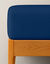 Drap-housse irrétrécissable uni coton (bleu azur)