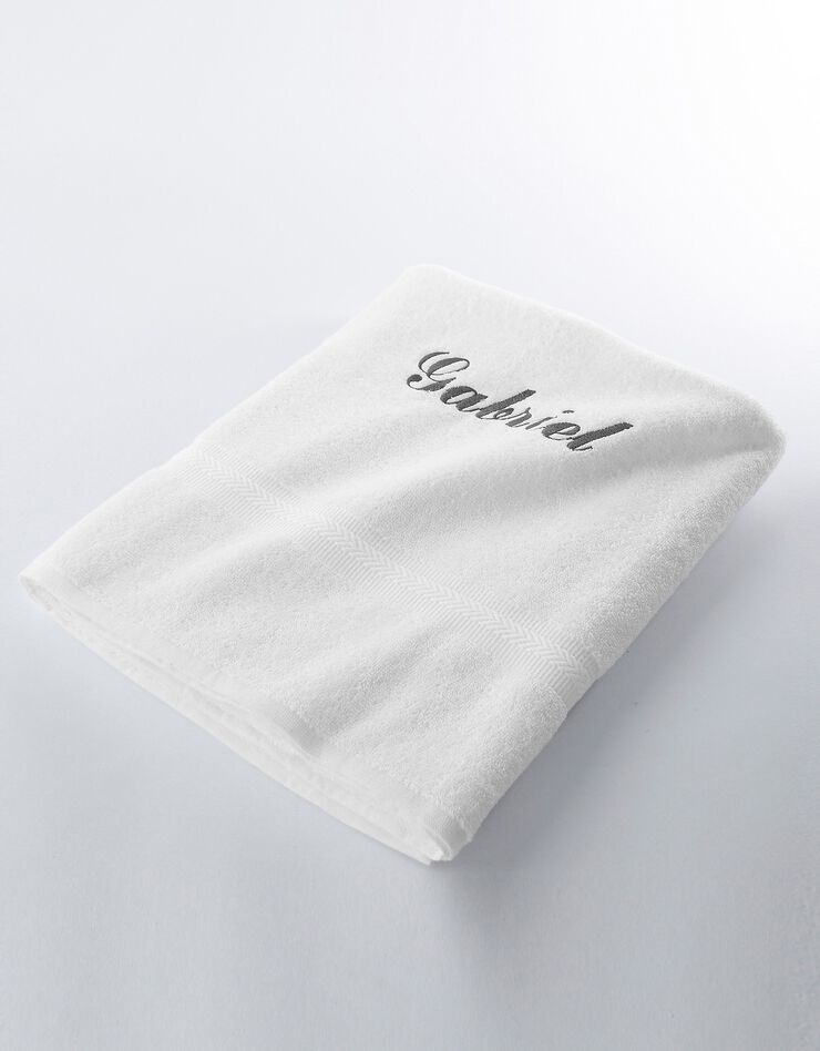 Serviette éponge personnalisable confort moelleux (blanc) Serviette éponge personnalisable confort moelleux (blanc)