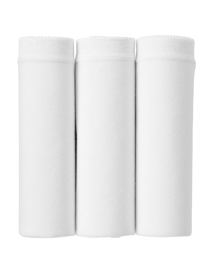 Culotte super maxi basique - lot de 3 (blanc)