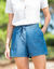 Short cargo, jean souple (stone)