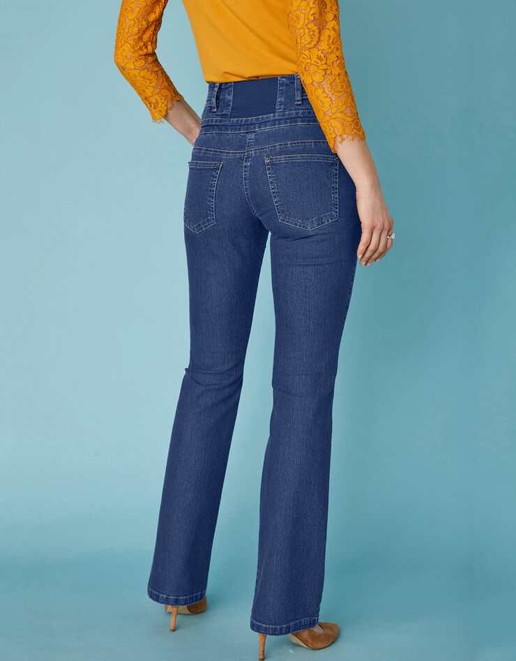 Jean coupe bootcut taille haute stretch - entrej. 78 cm (brut) Jean coupe bootcut taille haute stretch - entrej. 78 cm (brut)