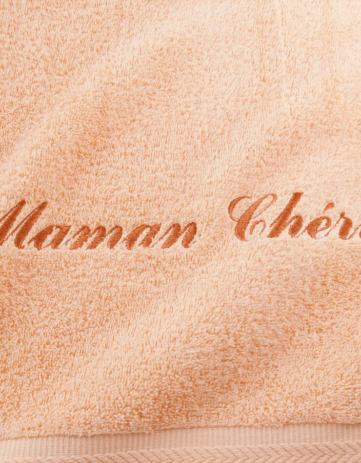 Serviette éponge personnalisable confort moelleux (abricot) Serviette éponge personnalisable confort moelleux (abricot)