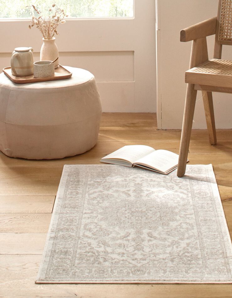 Tapis style persan - rectangulaire (gris)