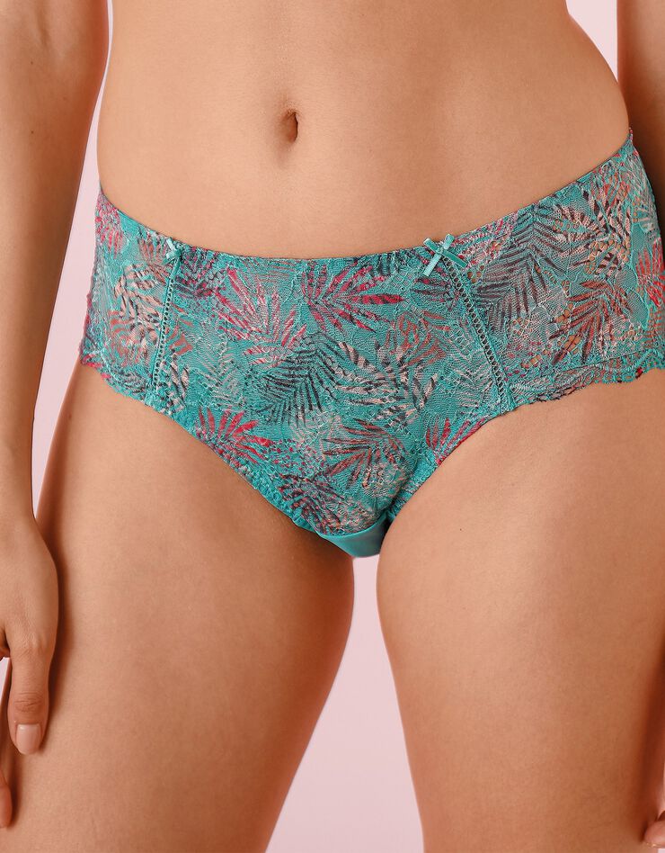 Shorty dentelle imprimée "Luccia Swing" (lagon) Shorty dentelle imprimée "Luccia Swing" (lagon)