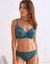 Slip dentelle unie Arum (vert)