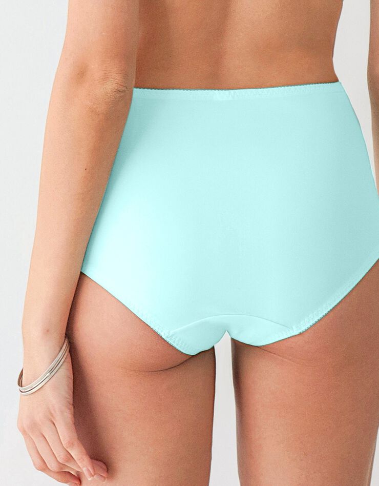 Gainette microfibre tulle brodé Caminata (aqua) Gainette microfibre tulle brodé Caminata (aqua)