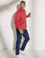 Sweat entièrement zippé uni (corail grisé)