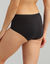 Culotte coton biologique(**) forme midi - lot de 2 (noir)