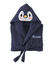 Peignoir de bain enfant personnalisable Pingouin, &agrave; capuche (bleu)