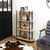 Etagère ovale NEODE - 4 niveaux (naturel)
