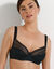 Soutien-gorge forme emboîtante dentelle Kalapana, avec armatures flexibles (noir)