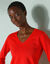 Pull col V (rouge)