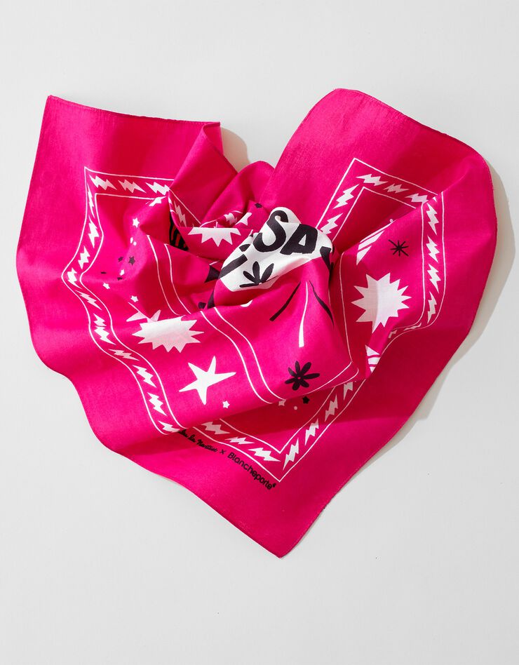 Foulard imprimé bandana collection Lulu la Nantaise (fuchsia) Foulard imprimé bandana collection Lulu la Nantaise (fuchsia)