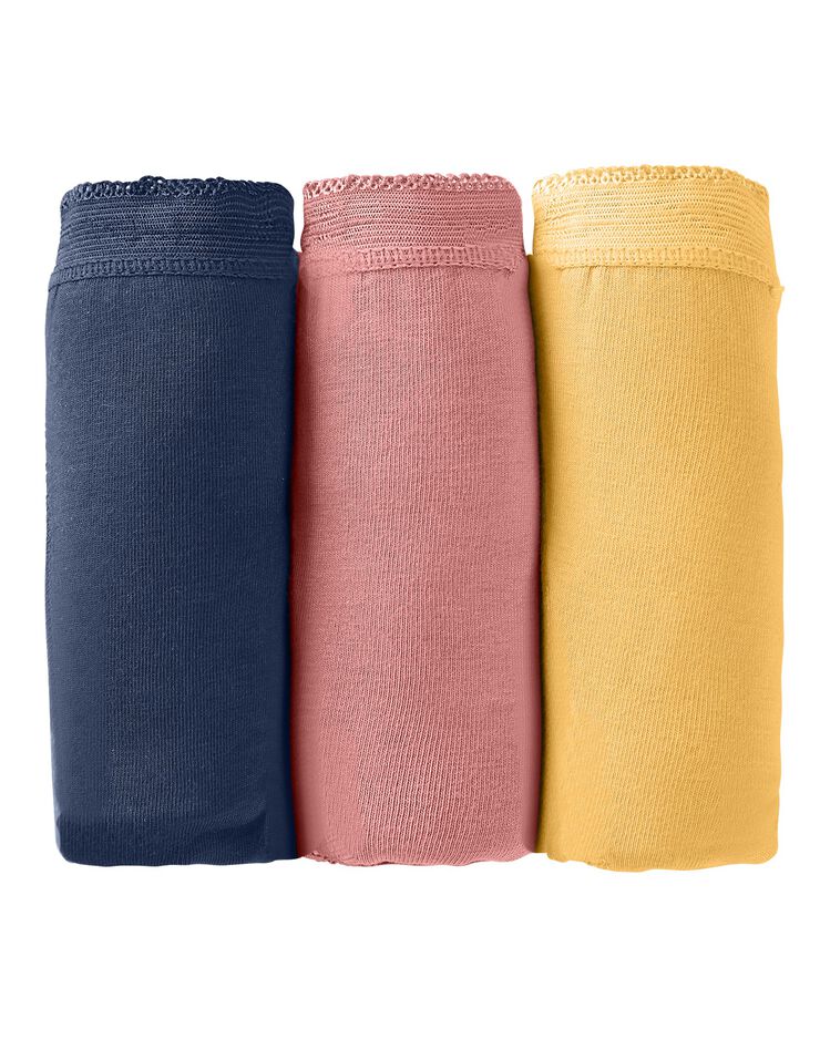 Culotte maxi basique - lot de 3 (marine + terracotta + jaune) Culotte maxi basique - lot de 3 (marine + terracotta + jaune)