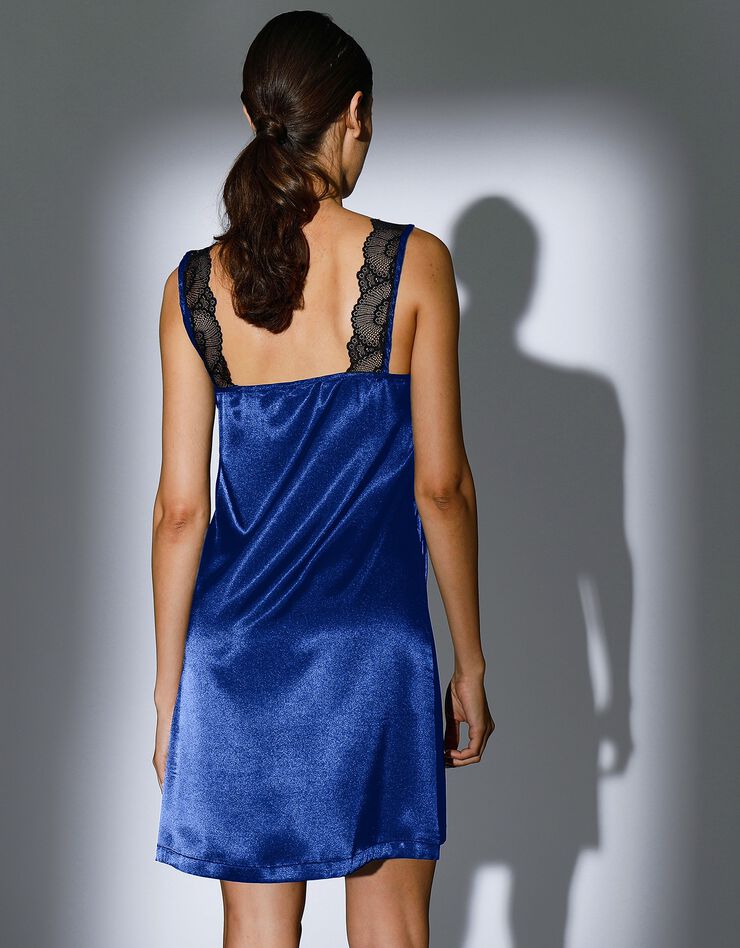 Nuisette satin et dentelle Nauta (bleu) Nuisette satin et dentelle Nauta (bleu)