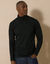 T-shirt col roulé manches longues (noir)