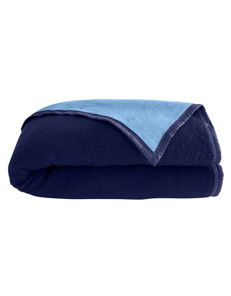 Couverture bicolore (marine)