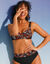 Haut de maillot de bain avec armatures Tarafa - forme balconnet (noir / paprika)