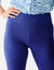 Legging taille haute, ventre plat (bleu dur)