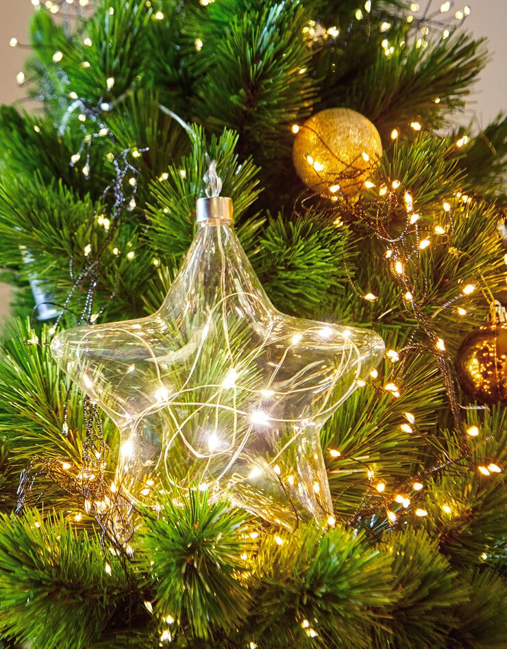 Suspension étoile lumineuse (transparent)