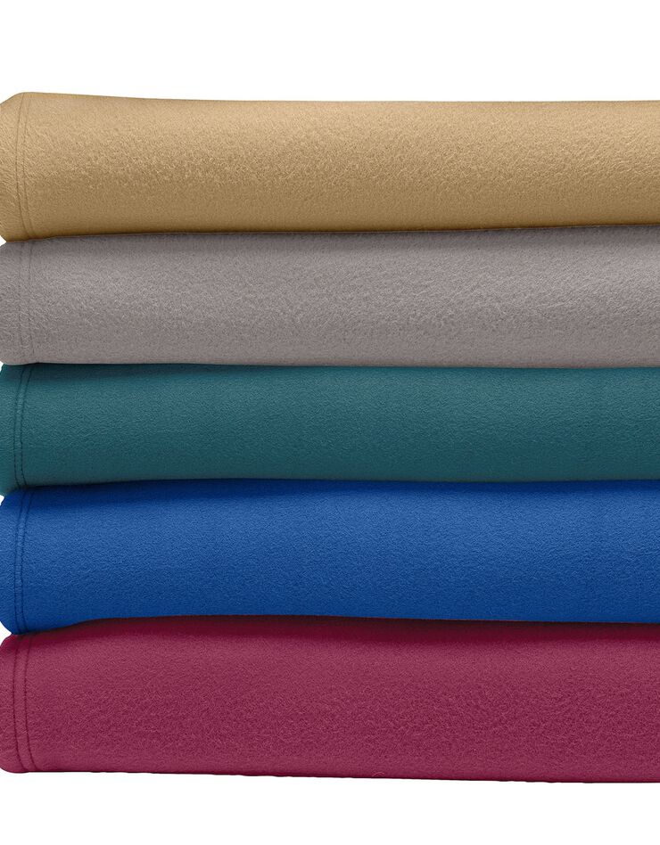 Couverture polaire mi-housse (gris clair)