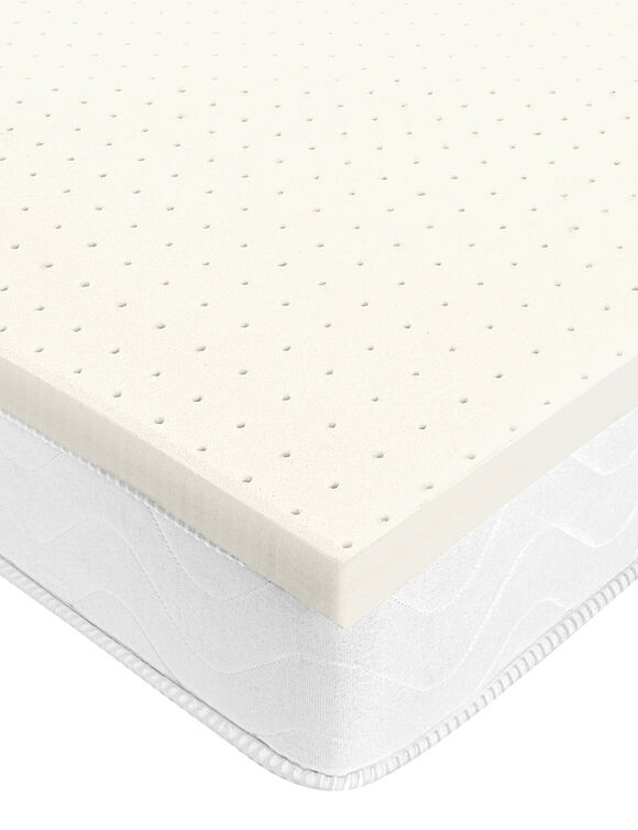 Surmatelas ventil&eacute; en latex (blanc)