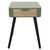 Table de chevet bicolore, 1 tiroir (vert)