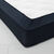 Drap-housse uni coton grands 57 fils/cm&sup2; - bonnet 40 cm (bleu encre)