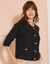 Cardigan boutonné à poches, manches coude (marine)