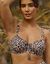 Haut de maillot de bain balconnet Samoa - avec armatures (beige / noir)