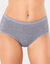 Culotte midi Basic - lot de 3 (gris chiné)
