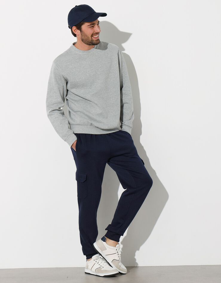 Pantalon molleton cargo (marine) Pantalon molleton cargo (marine)