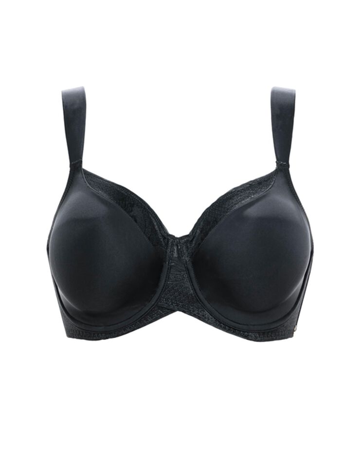 Soutien-gorge minimiseur microfibre "Perfect Shape" - avec armatures (noir)