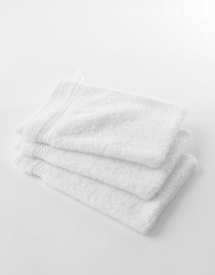Éponge unie 540g/m2 confort luxe  (blanc)