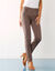 Pantalon stretch coutures affinantes (taupe)