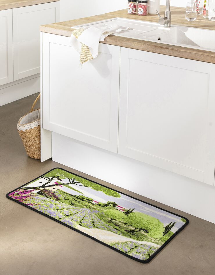 Tapis cuisine motif mas provençal (unique)