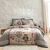 Linge de lit Chouette coton (gris)