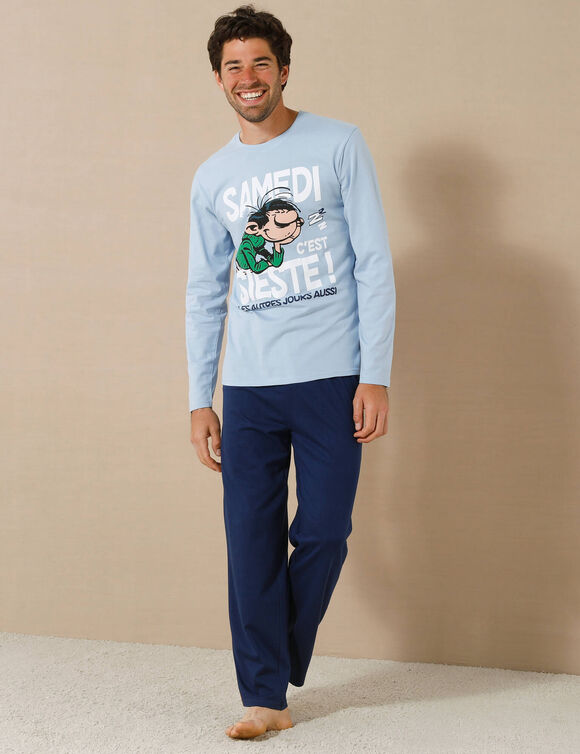 Pyjama pantalon Gaston Lagaffe® (bleu jean / marine)