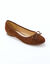 Ballerines plates microfibre (chocolat)