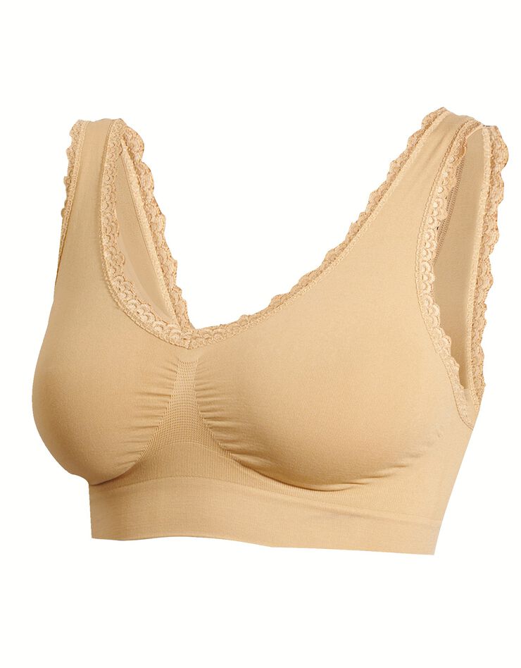 Soutien-gorge brassière Bravolace Bravo™ - lot de 3 (blanc / noir / chair) Soutien-gorge brassière Bravolace Bravo™ - lot de 3 (blanc / noir / chair)