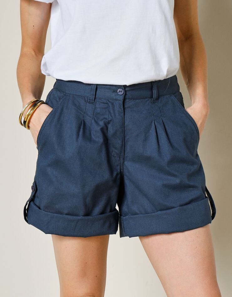 Short bermuda longueur réglable (marine)