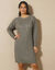 Robe pull torsadée  (kaki)