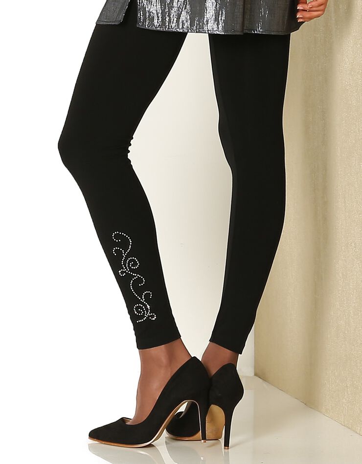 Legging strass bas de jambe (noir) Legging strass bas de jambe (noir)