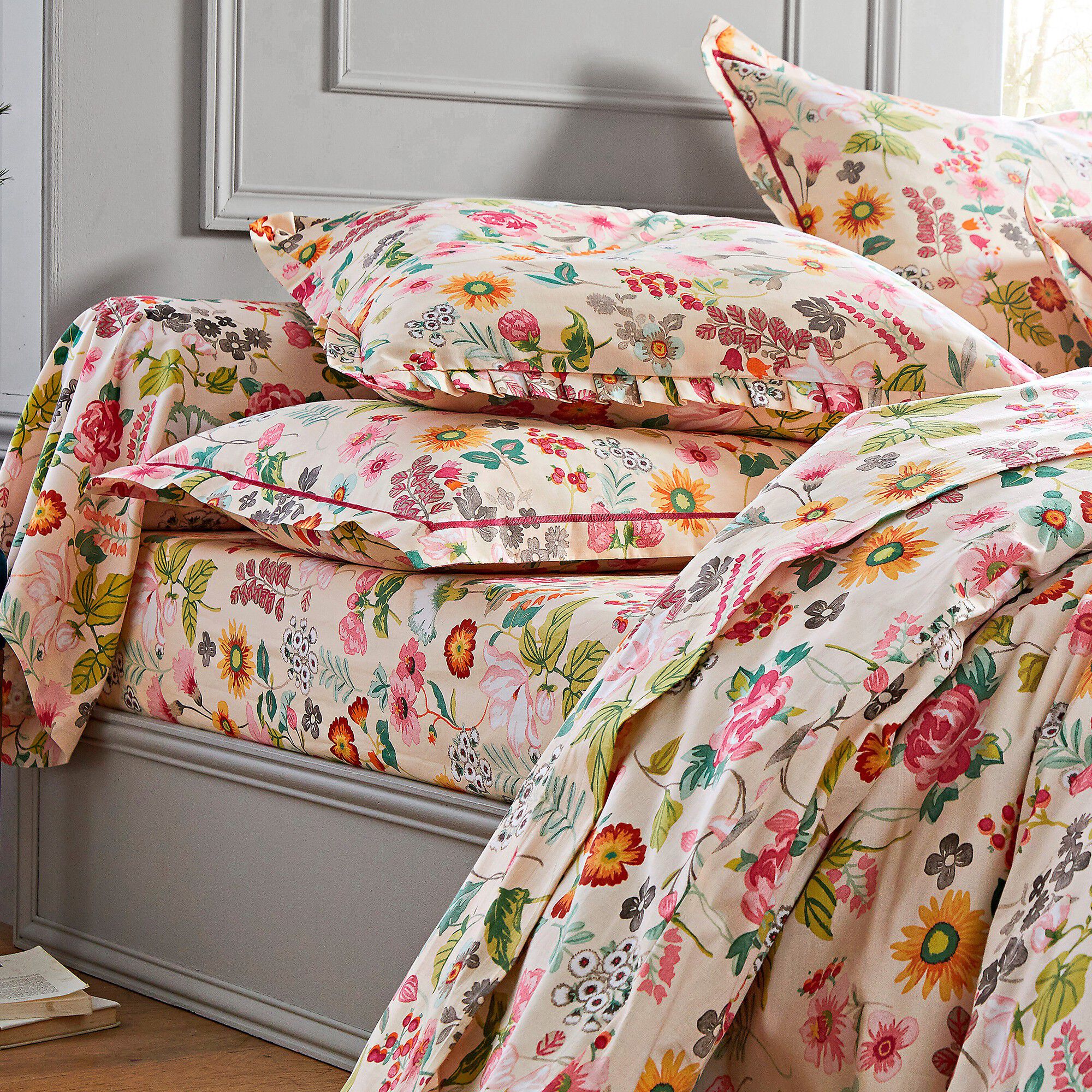 blanche porte housse de couette
